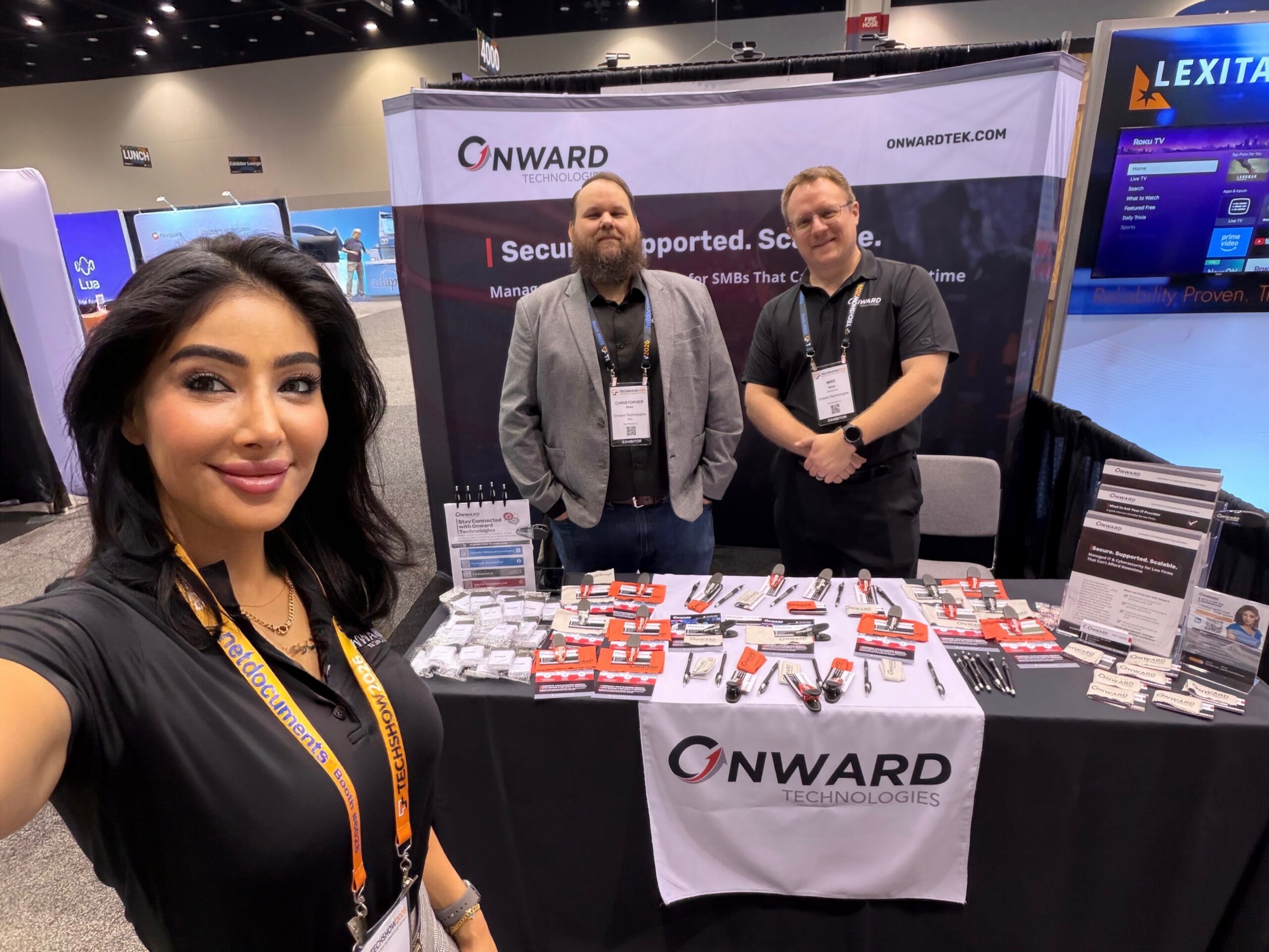 Team Onward Tech at the 2026 ABA Techweek show