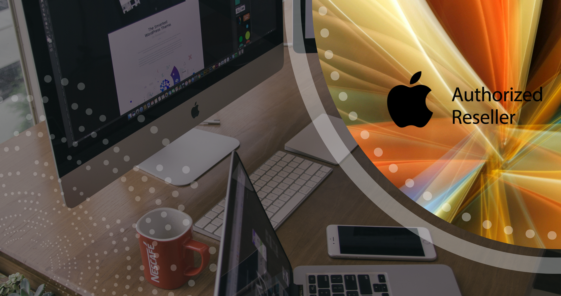 Apple Mac iPad iPhone devices used in SMB workplace environment